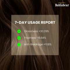 Bablabear Hair Oil ingredients detail highlighting natural oils for nourishment.
