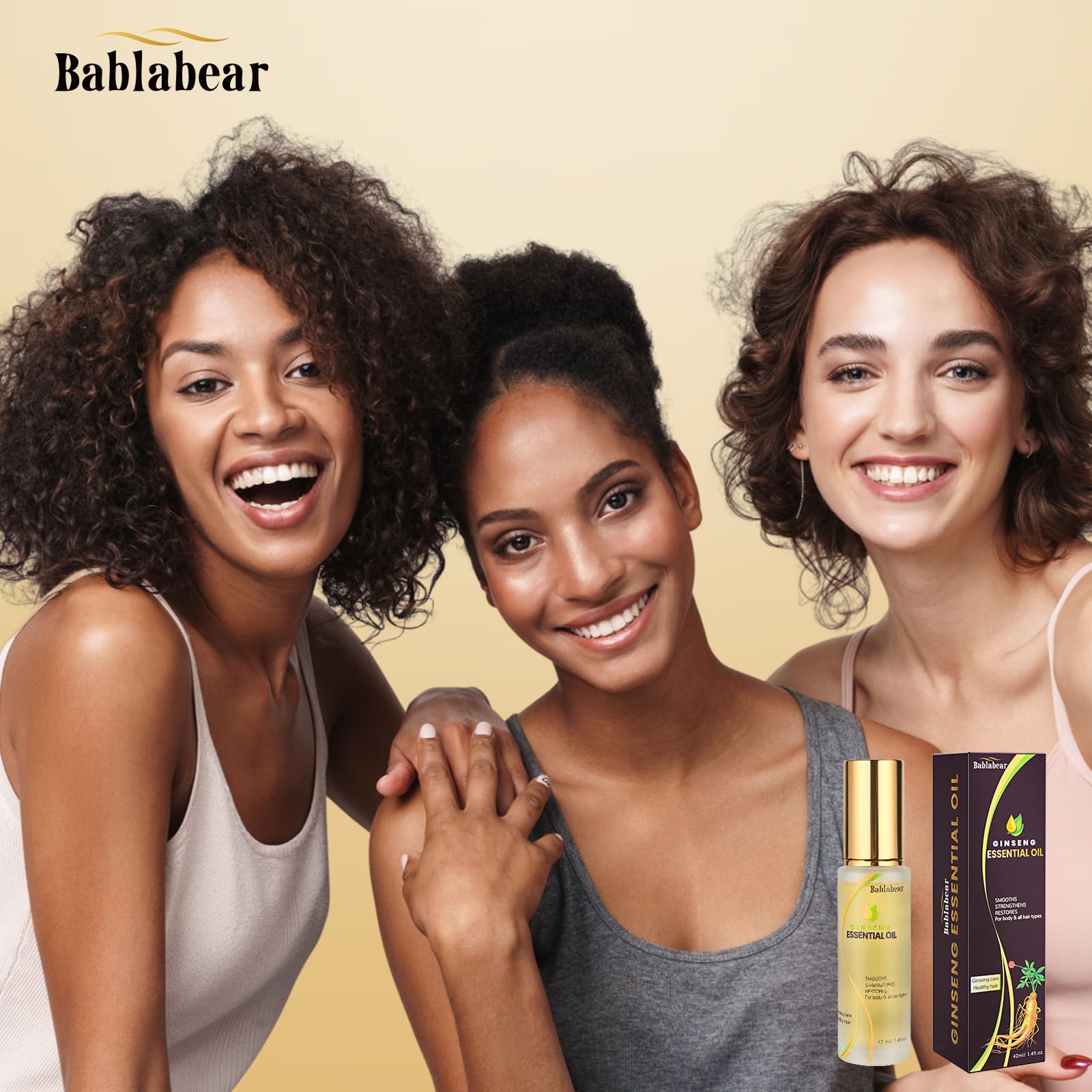 Bablabear Hair Oil pump dispensing for easy application.