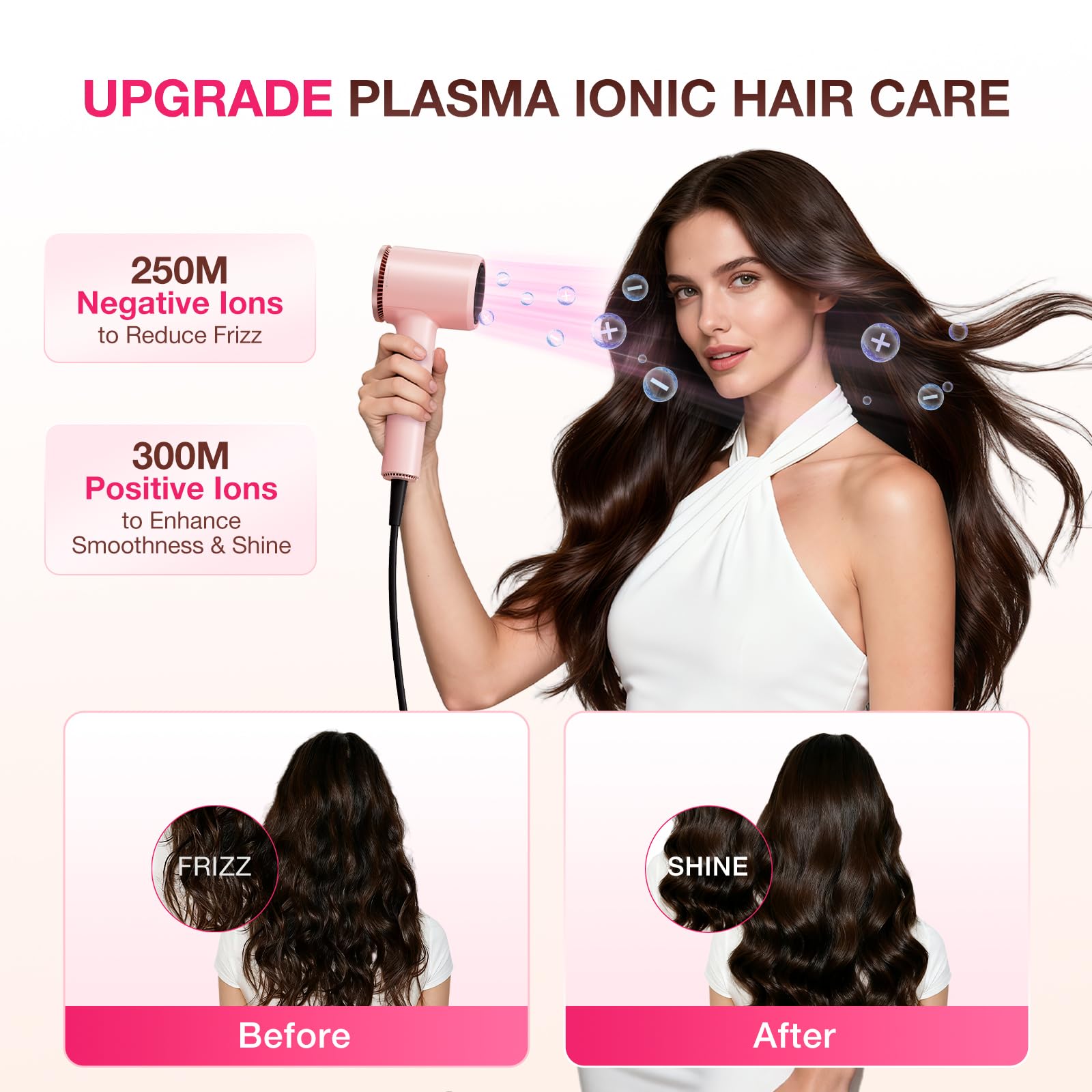BABONIR diffuser attachment enhances curly hair styling with even airflow