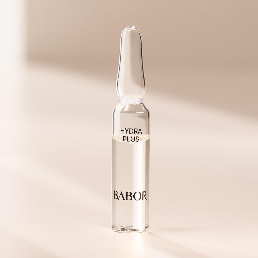 BABOR Hydra Plus Ampoules after-use glow indicating moisturized skin