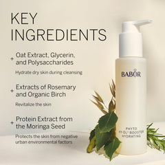 BABOR Phyto HY-ÖL Booster Hydrating rosemary and birch extracts close-up revitalizing skin