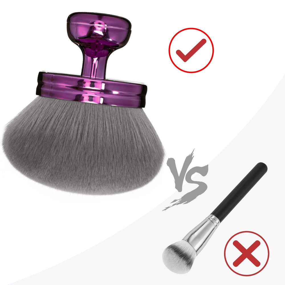 babysheep leg and body makeup brush use for even tone