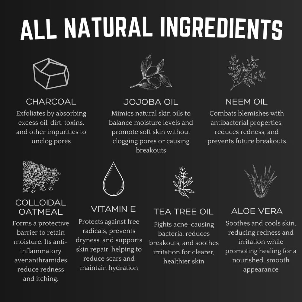 Bacne Bar tea tree oil droplets highlight surface cleansing benefits
