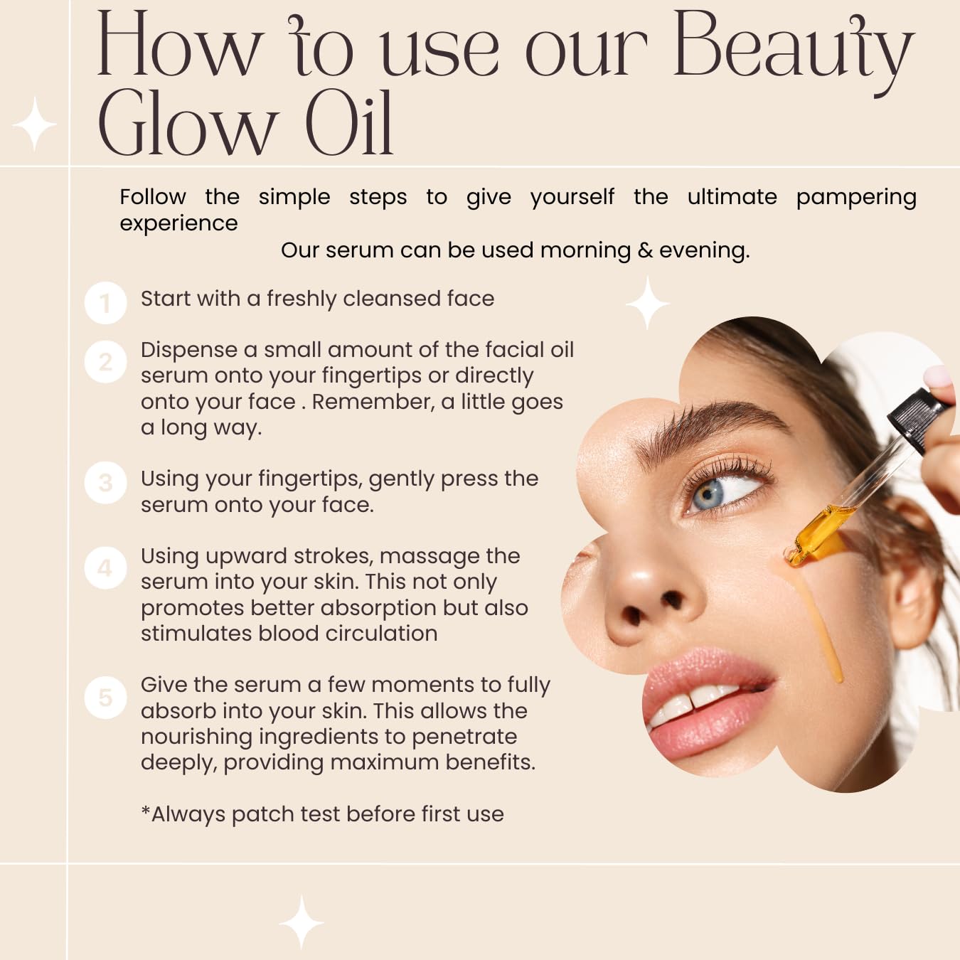 Bad Dog Rosehip Oil application on skin suggesting moisture and renewal.