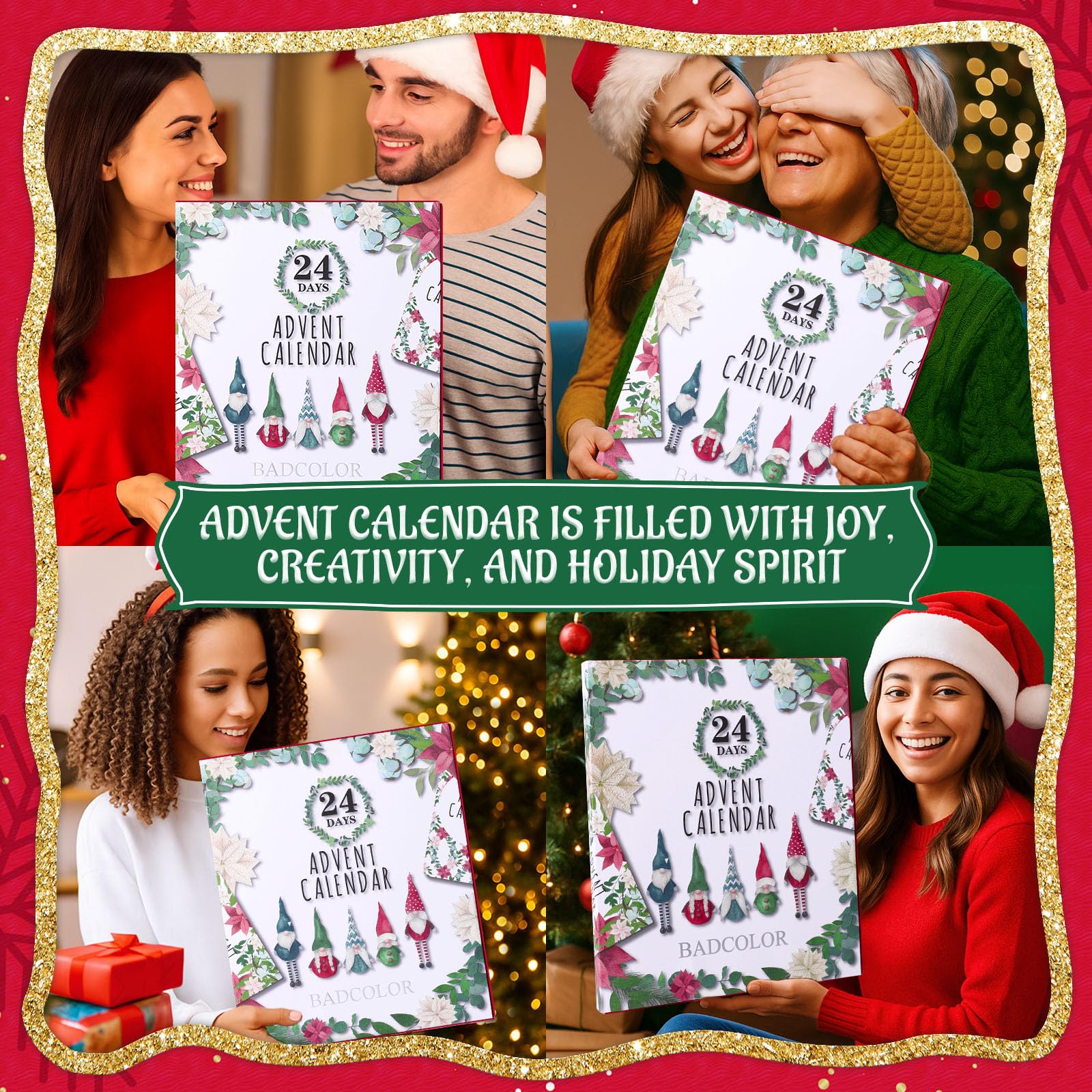 Badcolor advent calendar lipgloss variety for shine and color options
