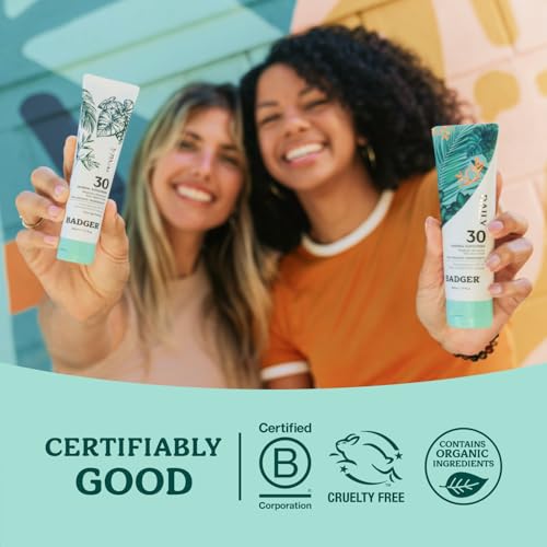 Badger Mineral Daily Sunscreen tube packaging emphasizes eco-friendly materials and reduced waste.