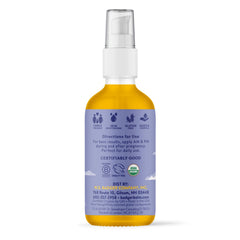Badger Rose-Vanilla scent belly oil, gentle aroma for sensitive noses.