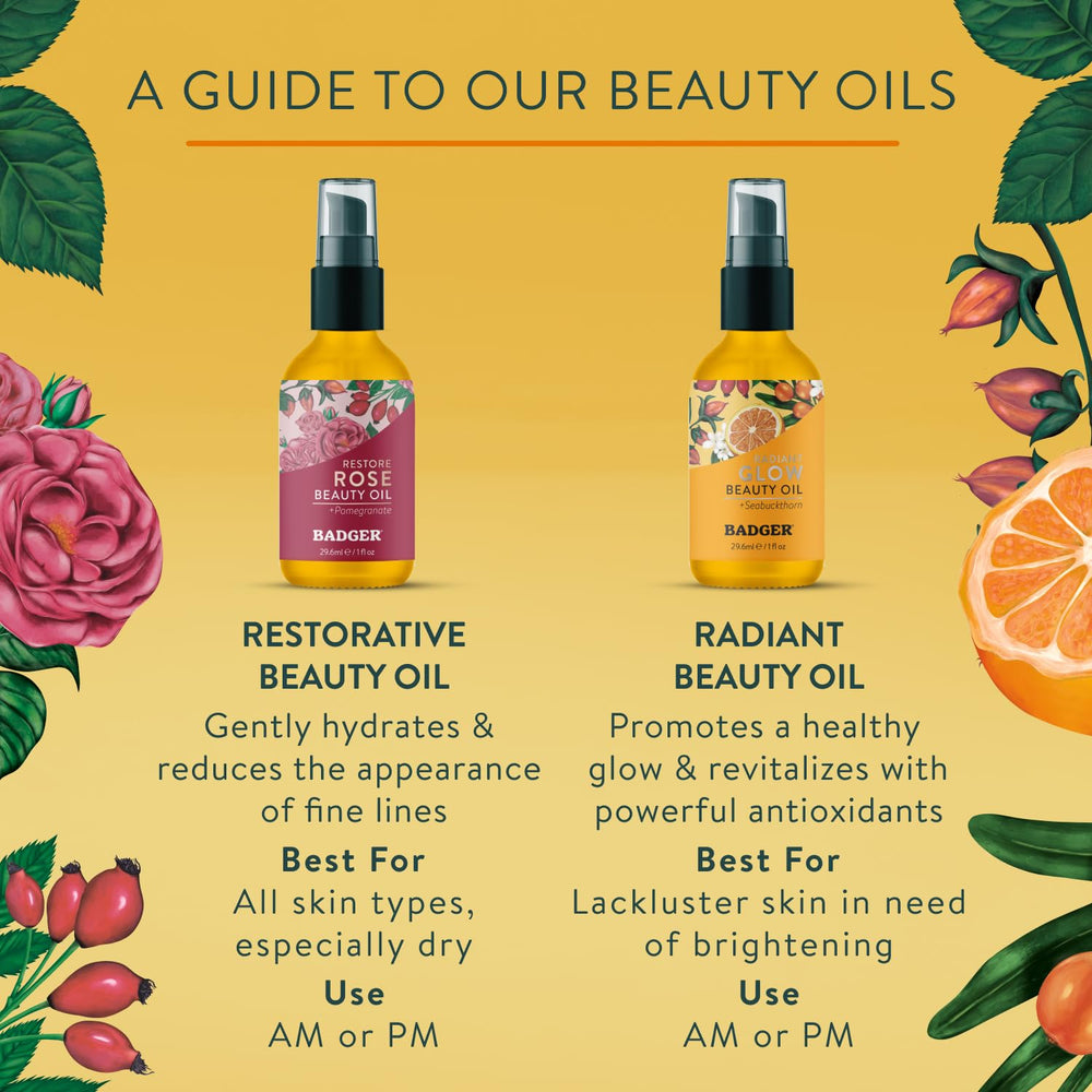 Close-up of jojoba and baobab oils reveals nourishing plant-based blend.