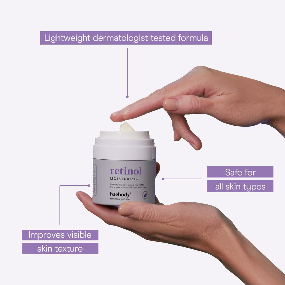 Baebody cruelty-free badge confirms ethical skincare with safe ingredients.