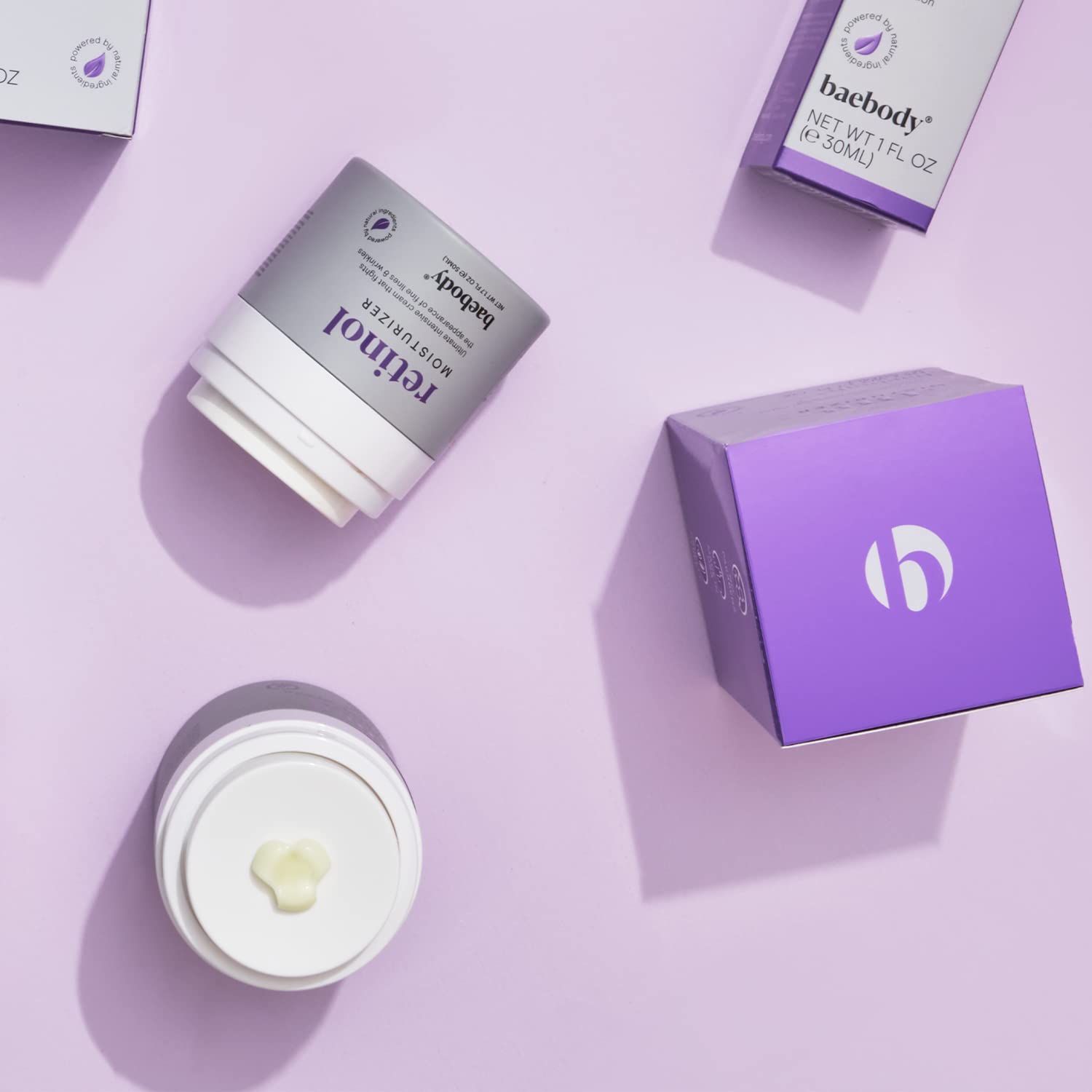 Baebody night-care routine image encourages a calming, self-care evening.