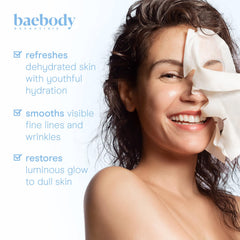 Baebody snail mucin sheet mask essence drops highlight hydration