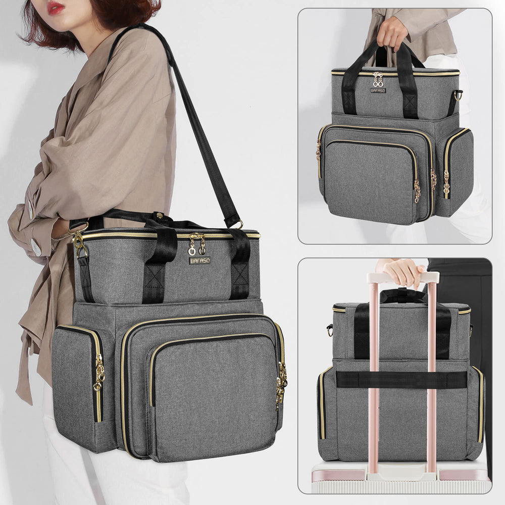 BAFASO adjustable shoulder strap and handles enable comfortable carrying.