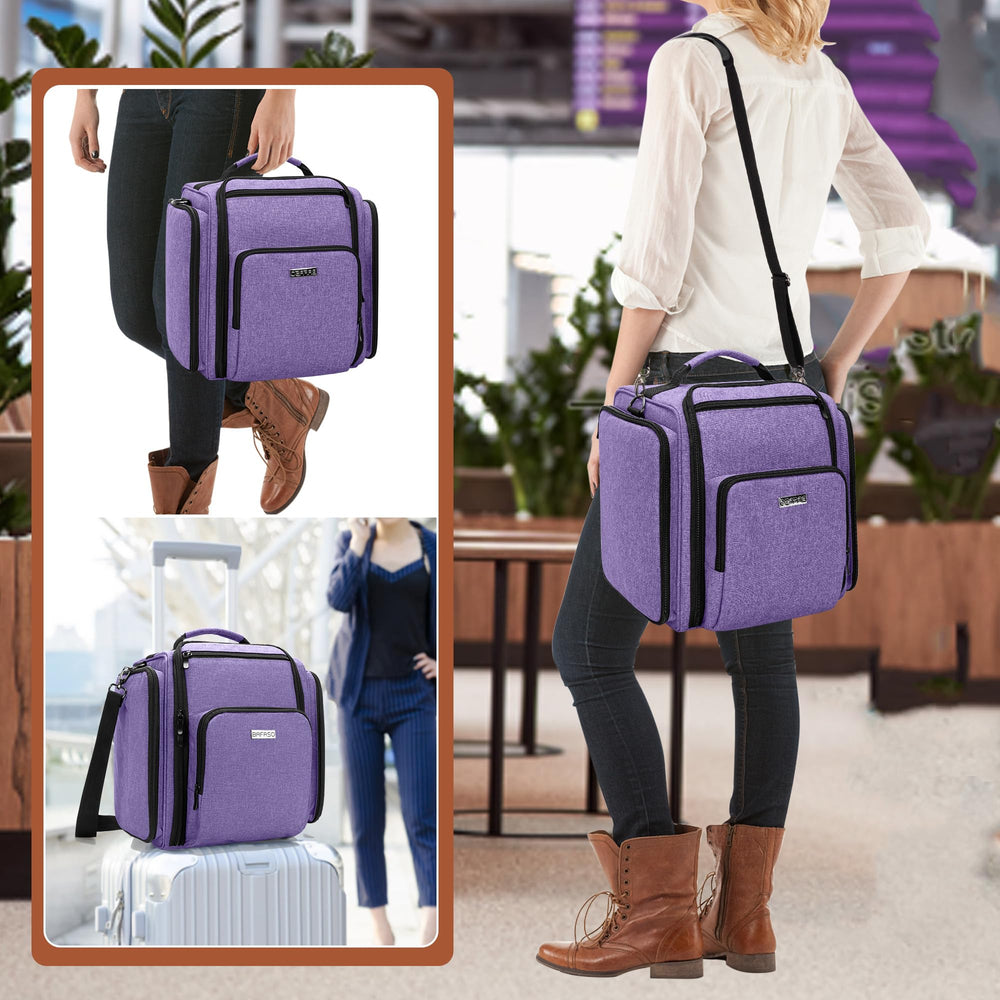 BAFASO back strap keeps bag secured on luggage during travel