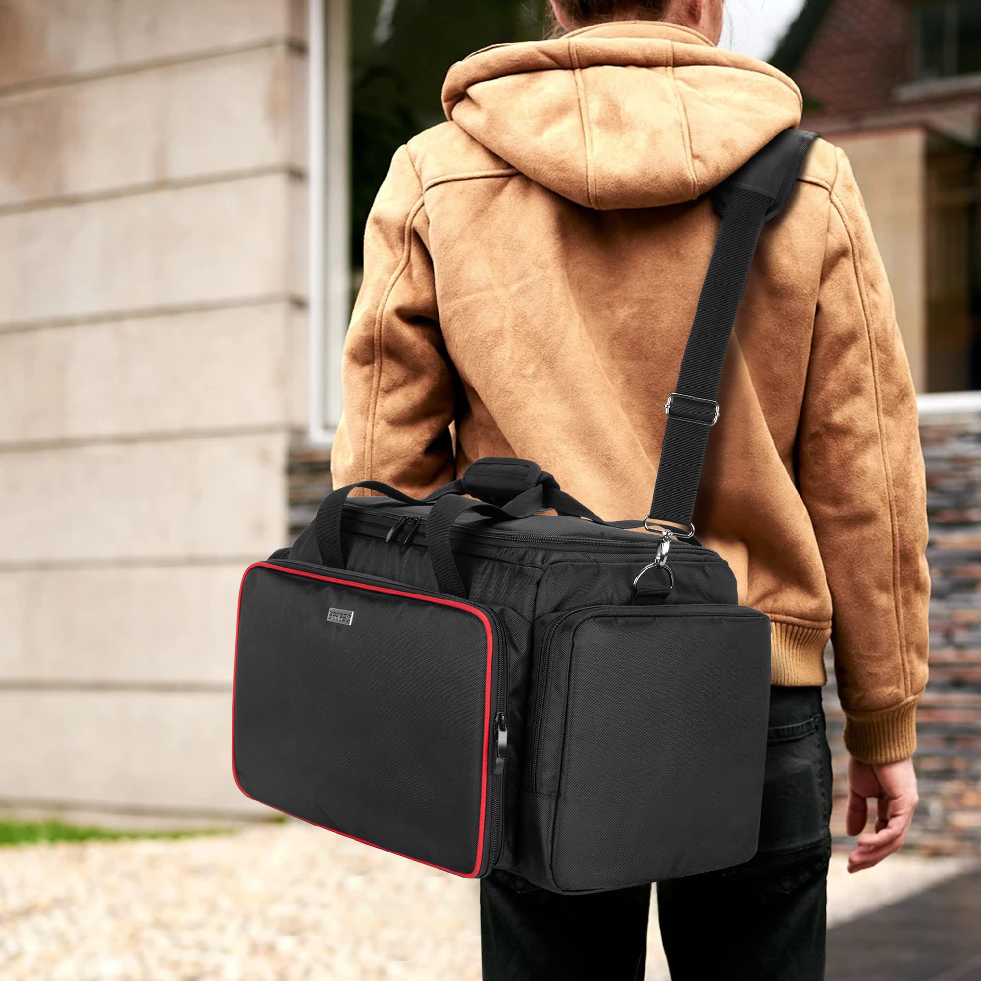 BAFASO dimensions 15.75 x 9 x 10.5 inches shown for roomy capacity.