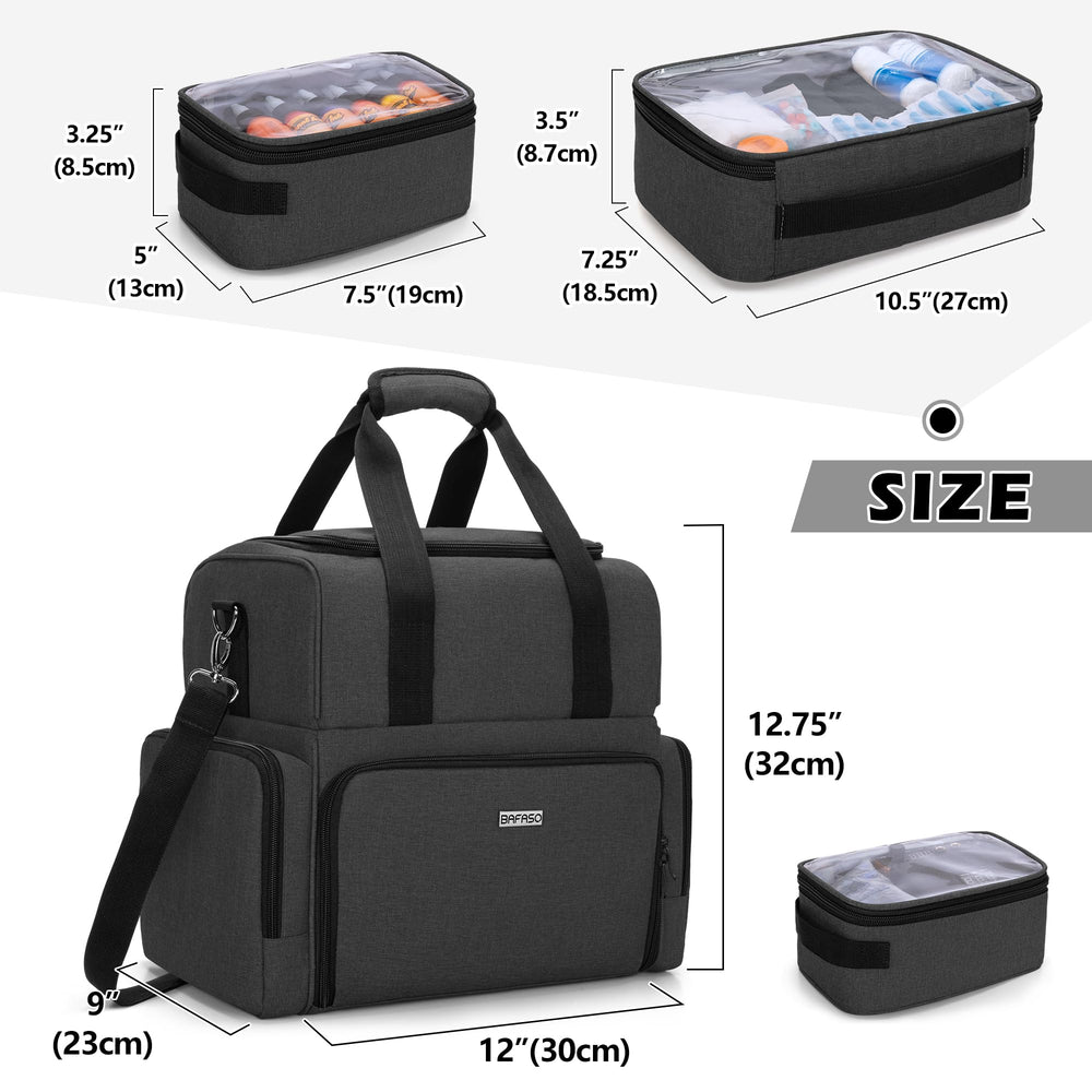 BAFASO adjustable shoulder strap enables comfortable hands-free transport.