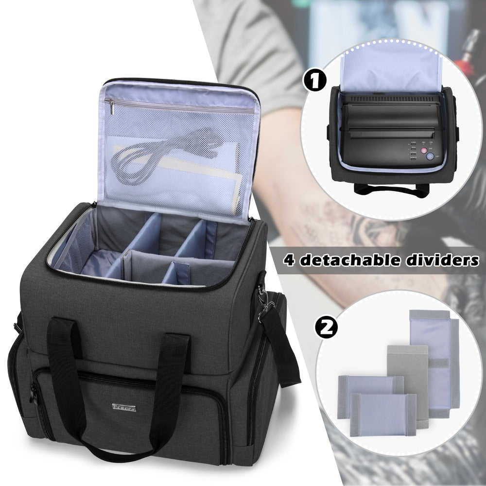 BAFASO upper compartment view fits a large stencil printer securely.