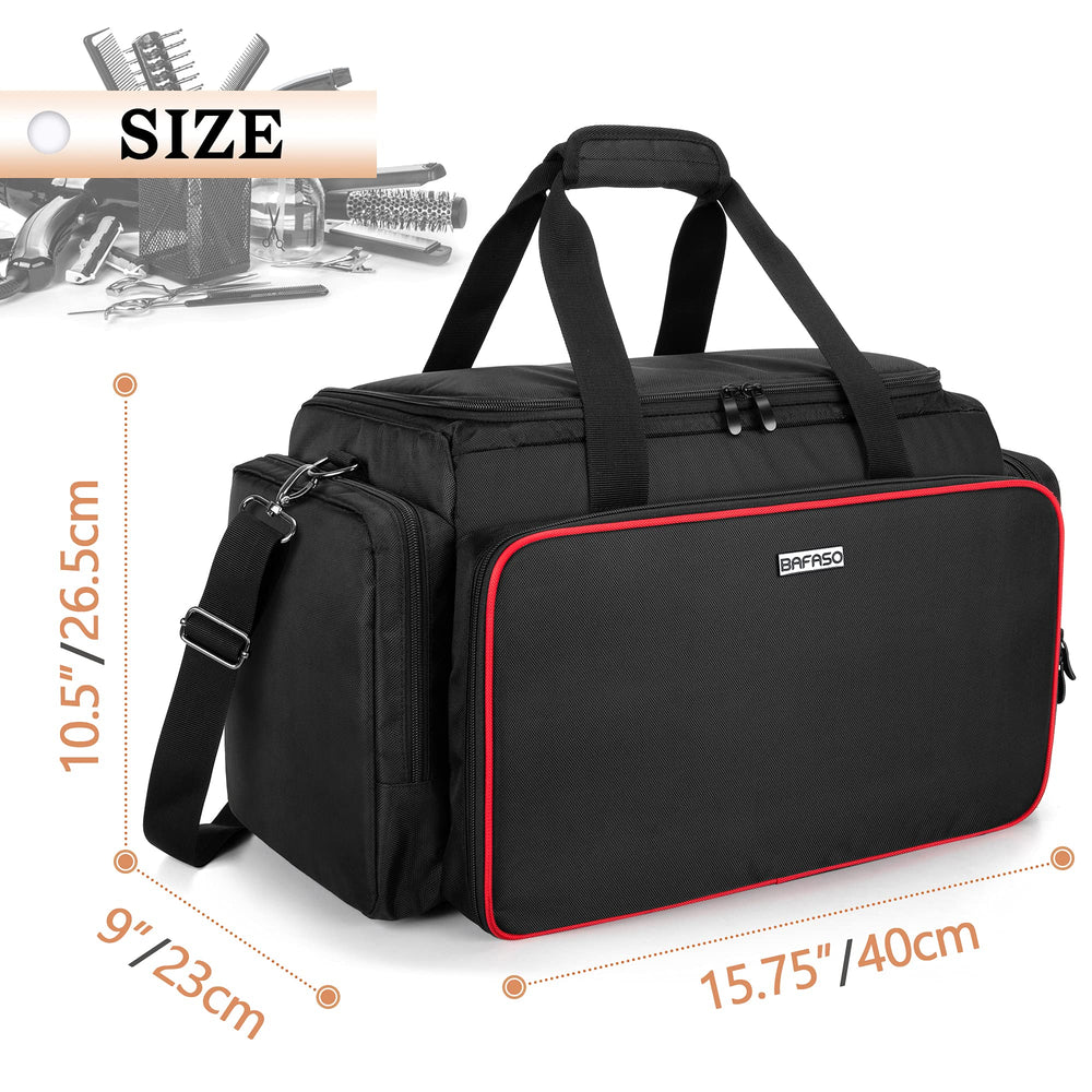 BAFASO adjustable strap and top handles demonstrating versatile carrying options.