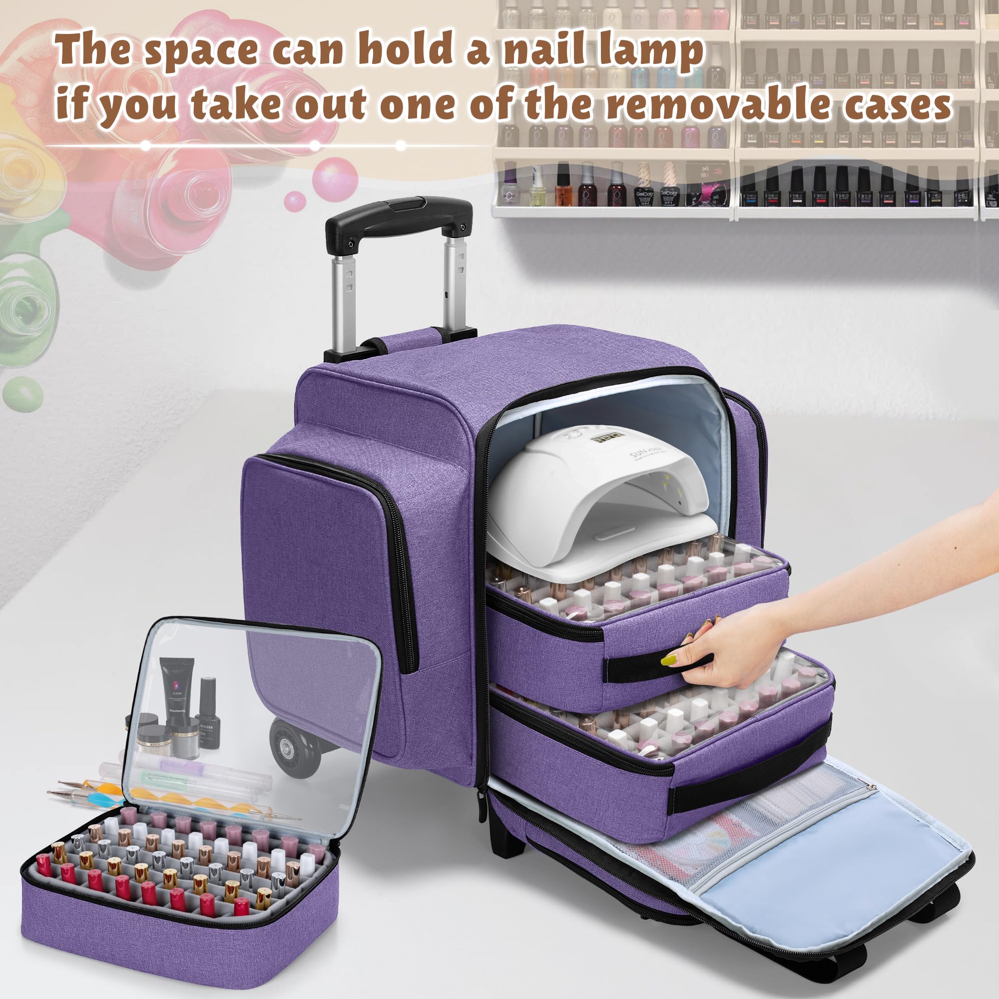 BAFASO side pockets with nail remover and tools organized securely.