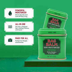 Bag Balm fragrance-free label closeup for sensitive skin