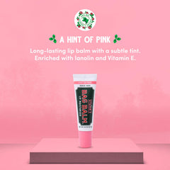 Bag Balm lip balm hint of pink tube adds subtle color and protection.