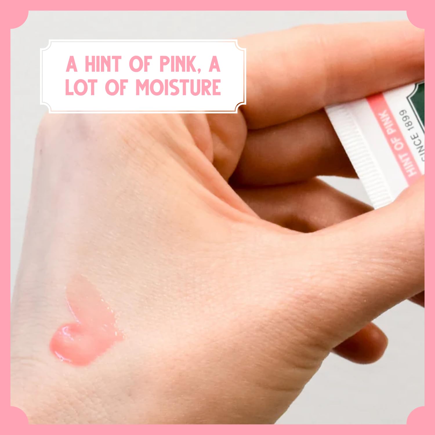 Bag Balm lip balm Vitamin E enriched formula nourishes lips.
