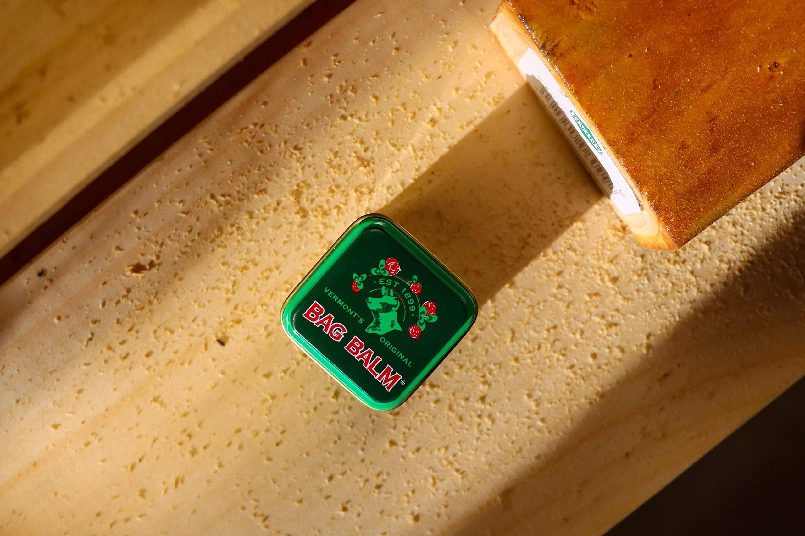Bag Balm mini tin gift box display emphasizes gift-ready packaging