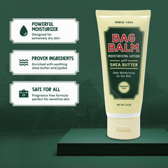 Bag Balm non-greasy absorption action photo demonstrates fast-absorbing hand moisturizer.
