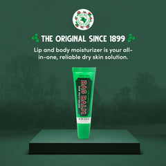 Bag Balm Original applicator-closeup demonstrating easy lip application