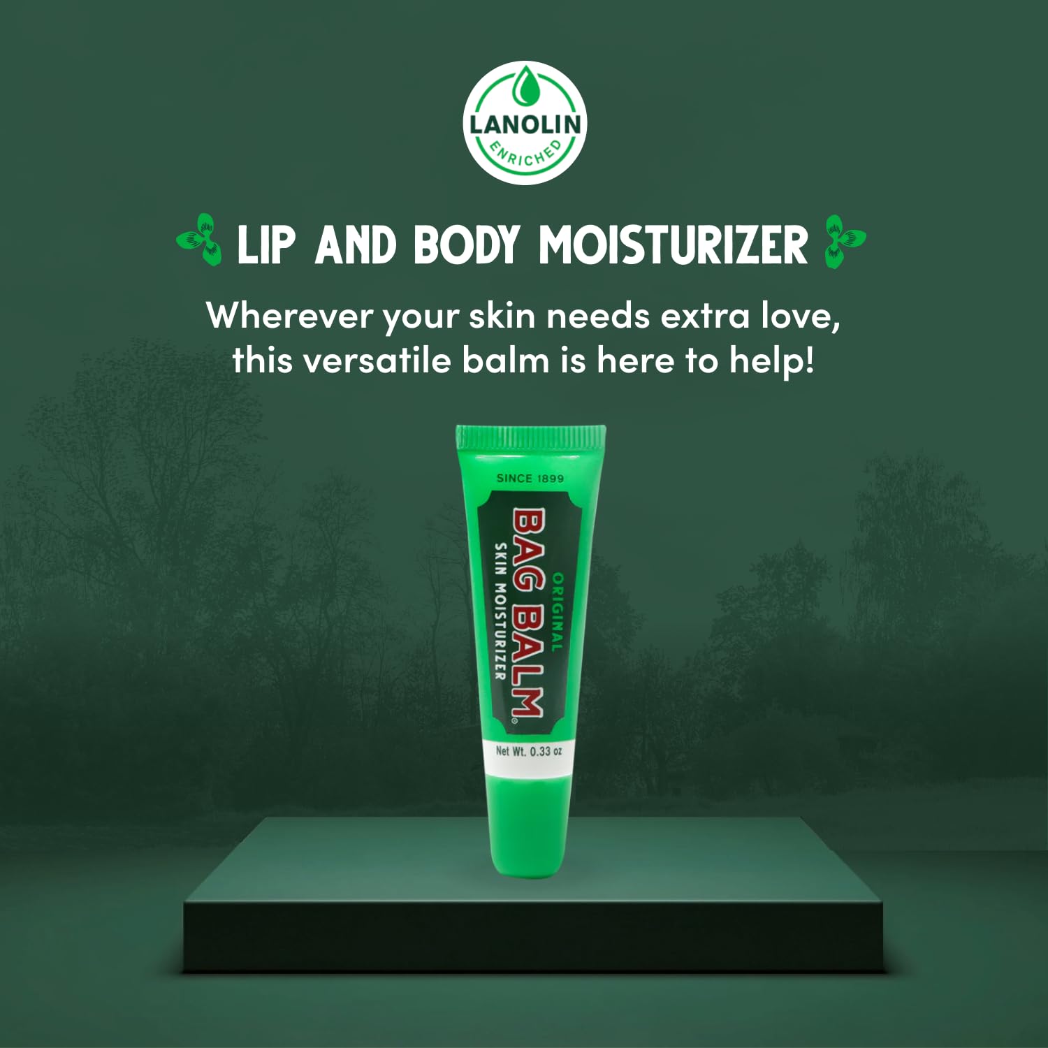 Bag Balm Original cracked-feet treatment highlighting foot comfort and repair