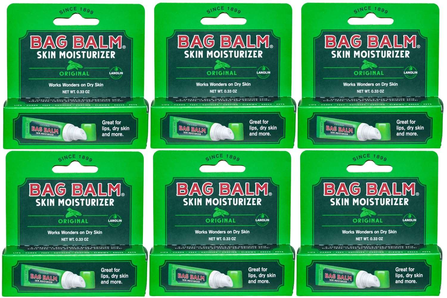 Bag Balm Original on-the-go lip-balm-tube for everyday lip moisture