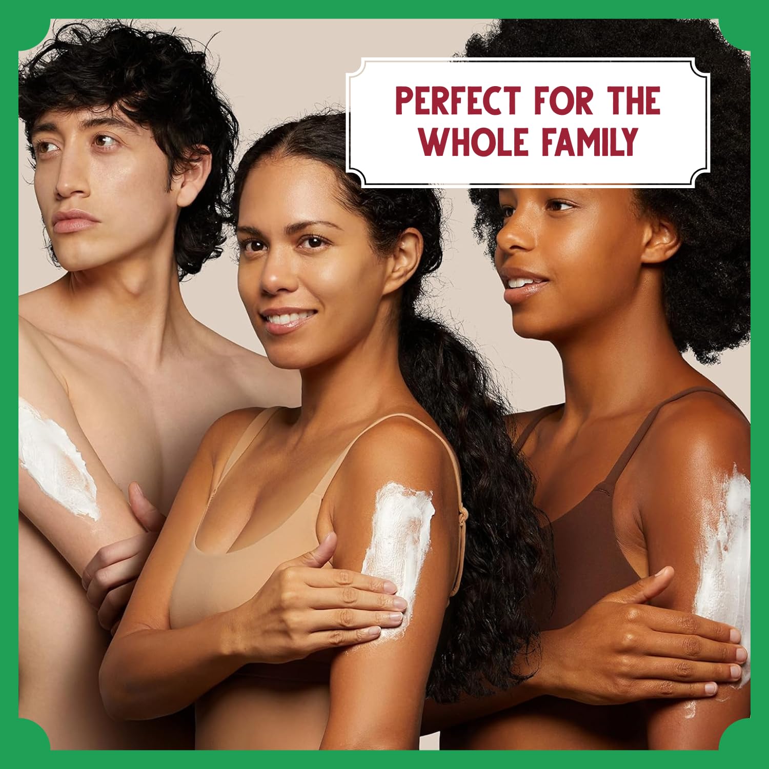 Bag Balm sunburn relief depiction, calming sun-exposed skin.