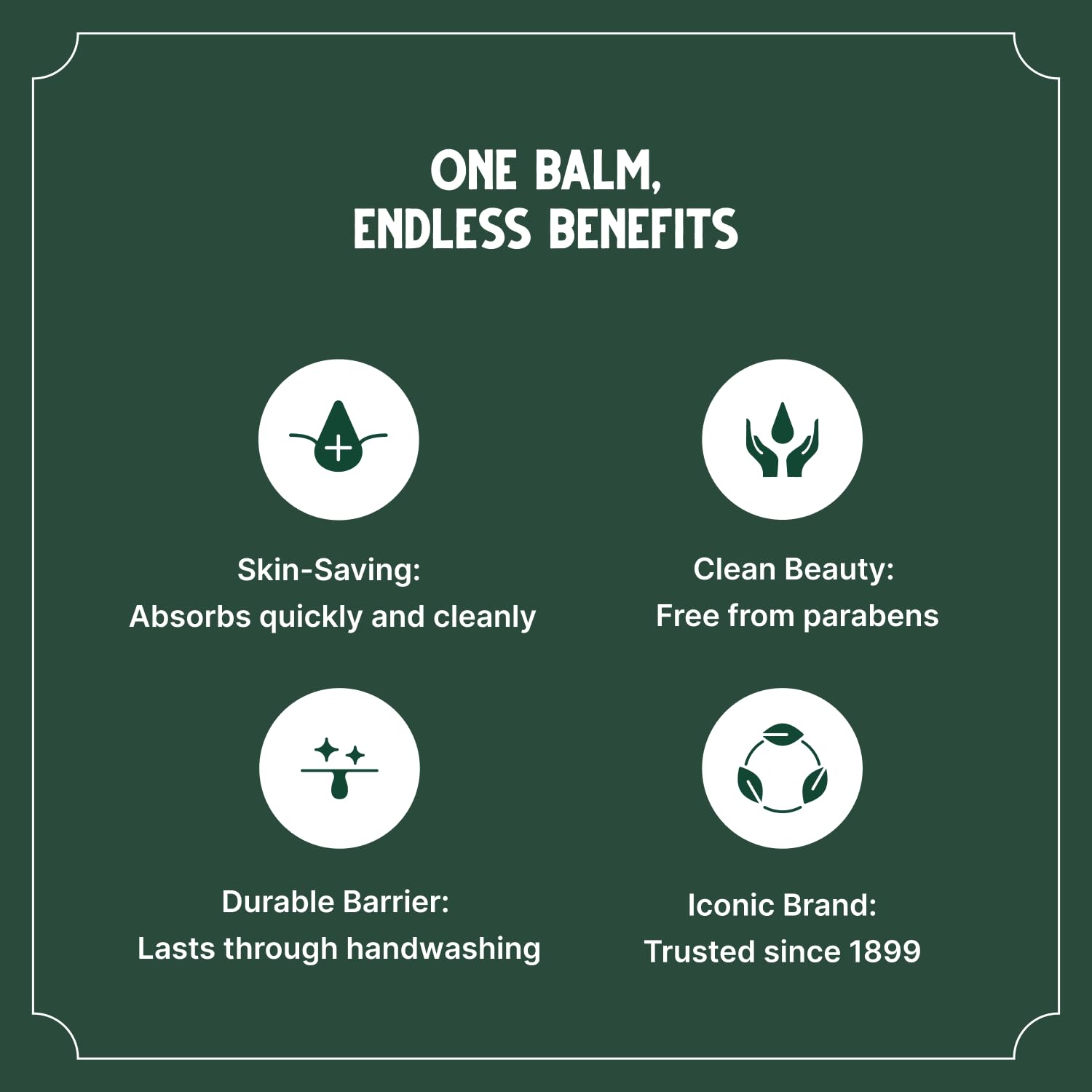 Bag Balm Vermont-made branding image emphasizes local heritage and time-tested nourishment.