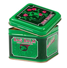 Bag Balm Vermont's Original applied on hand soothing dry skin