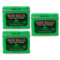 Bag Balm Vermont's Original Tin on counter, ideal for dry hands.