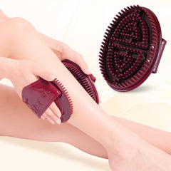 BAGISTES Meridian Brush Massage acupressure focus image aids neck and back comfort.