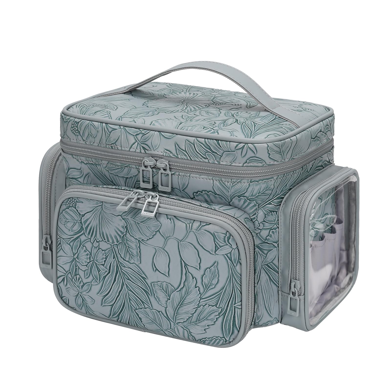 Bagmoly floral blue travel bag in use during weekend getaway