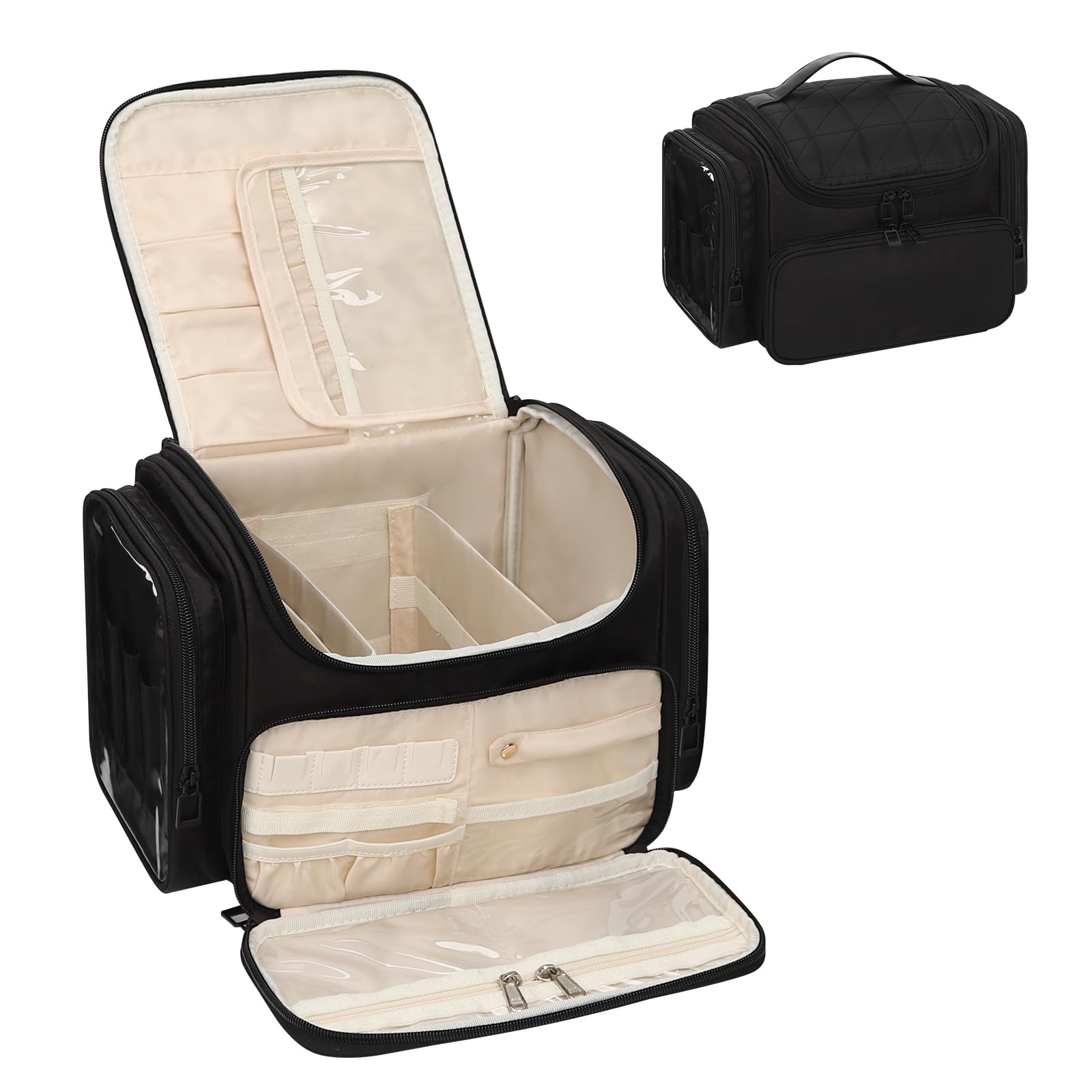Bagmoly travel cosmetic bag makes a thoughtful gift for wife, mom, or friend.
