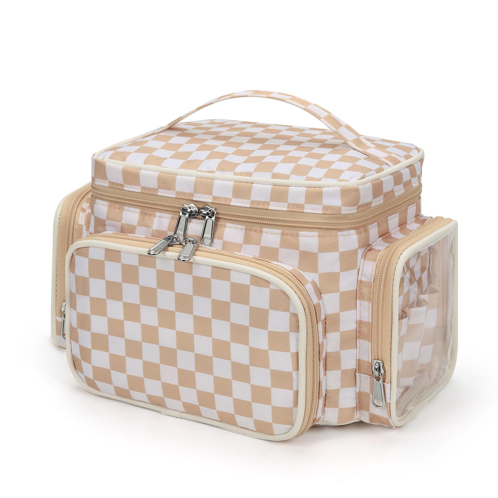Bagmoly vertical storage design keeps cosmetics upright in luggage.