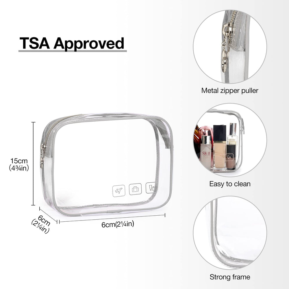 BAGSMART compact-hanging toiletry bag ideal for overnight stays and gym showers.