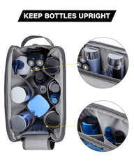 BAGSMART front waterproof pocket separates wet items for easy access.