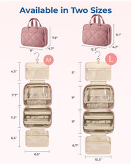 BAGSMART jewelry organizer section for rings and necklaces
