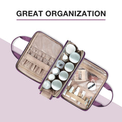BAGSMART purple bag water-resistant material signals durable travel companion for spill-ready storage