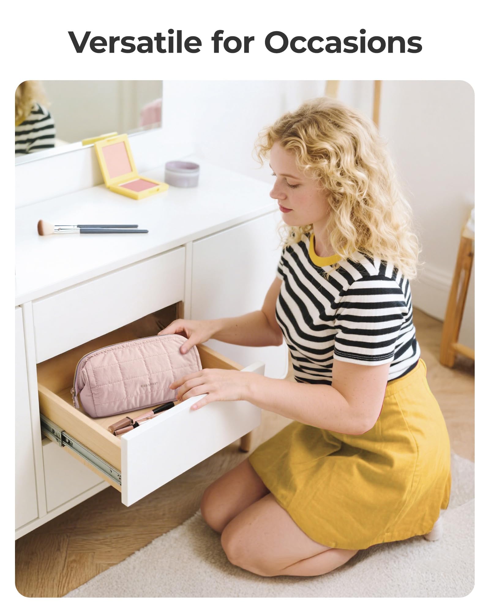 BAGSMART makeup bag makes a thoughtful gift for any traveler.