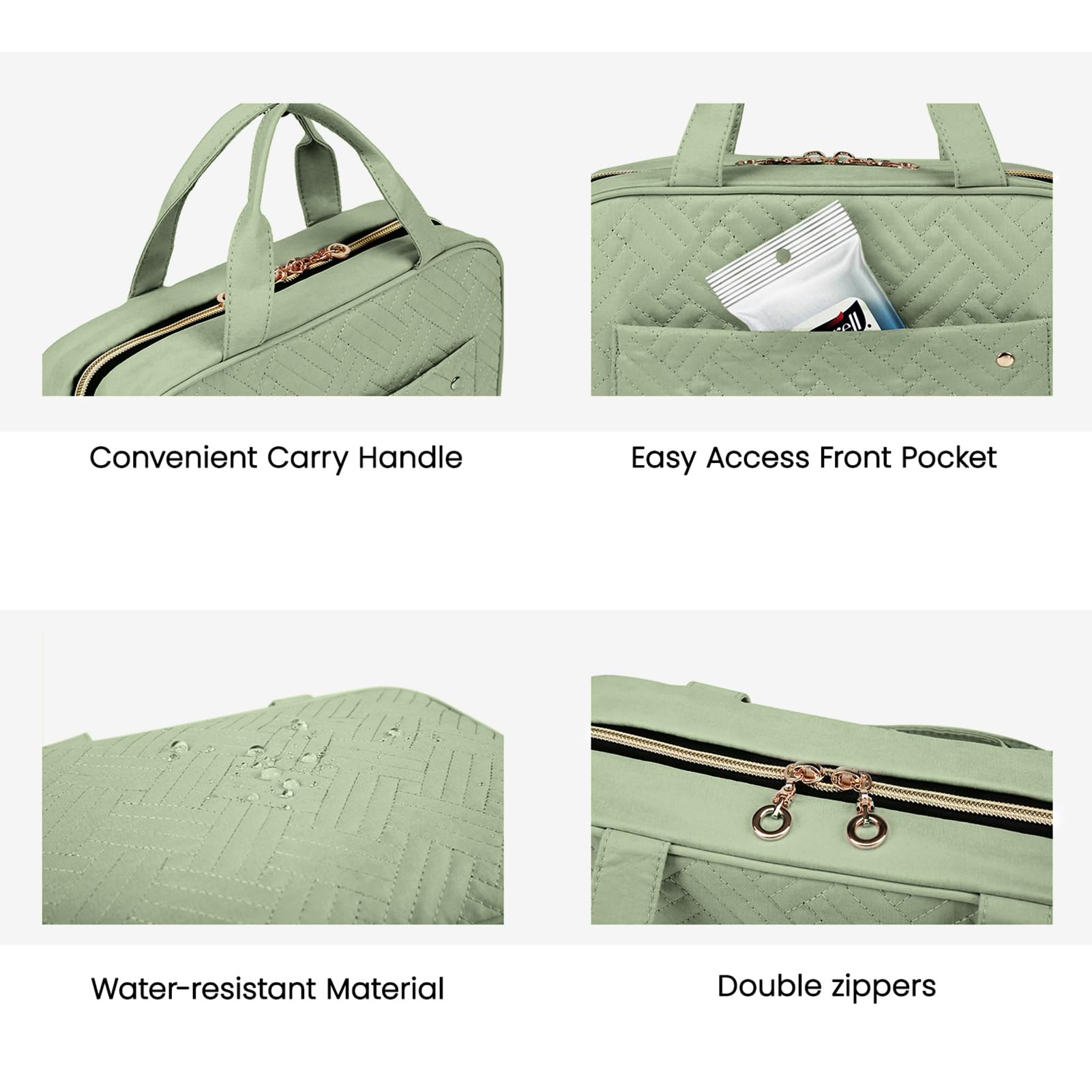 BAGSMART durable stitching ensures long-lasting travel use