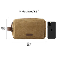 BAGSMART Toiletry Bag shows two-sided zipper pockets to keep items separated.