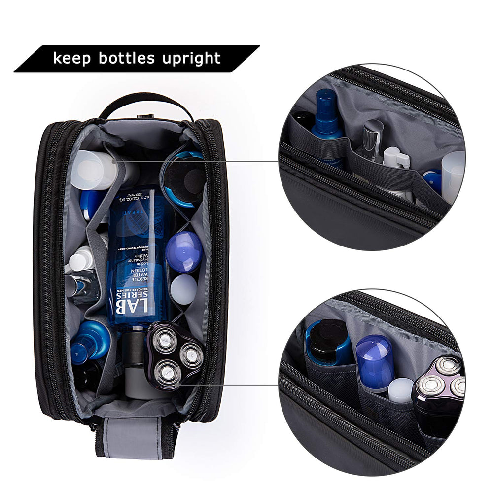 BAGSMART front waterproof pocket and back pocket help separate wet and dry items.
