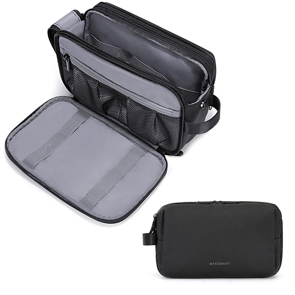 BAGSMART Toiletry Bag large capacity keeps travel essentials organized on the go.