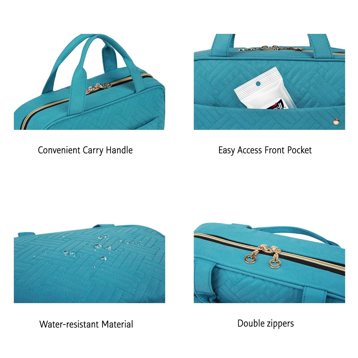 BAGSMART lightweight design is easy to carry for trips and gym.