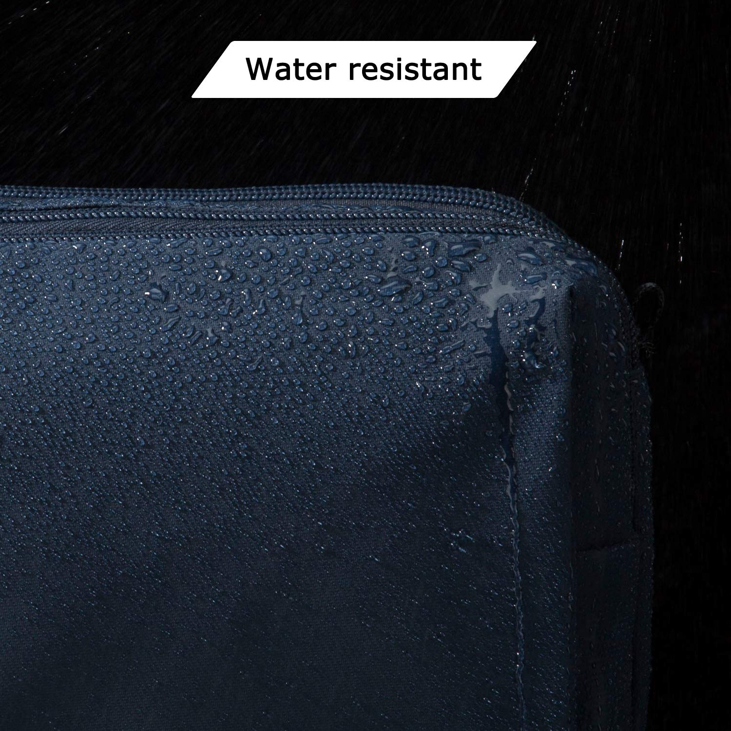 BAGSMART Toiletry Bag dual-zipper design for easy access and snag-free use