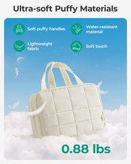 BAGSMART transparent sides design helps you view contents at a glance